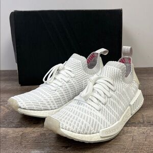 Adidas NMD_R1 STLT Primeknit 'Cloud White' CQ2390 Men’s Size 10